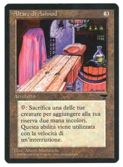 ►Magic-Style◄ MTG - Ashnod's Altar - Italian FBB Renaissance Renaissance - EX - Image 1