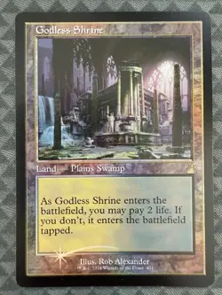 MTG Godless Shrine #401 Foil Retro Frame Rare Ravnica Remastered (RVR) - Image 7