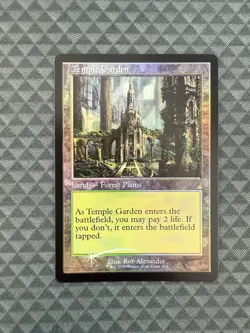 MTG Temple Garden #414 Foil Retro Frame Rare Ravnica Remastered (RVR) - Image 6