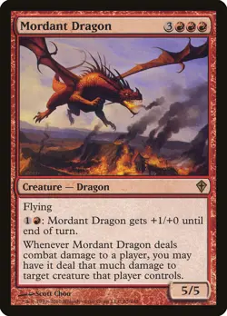 MTG Mordant Dragon ** Worldwake ** English (NM) - Image 3