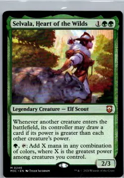 #246 Selvala, Heart of the Wilds Commander: Modern Horizons 3 Mythic - Image 1