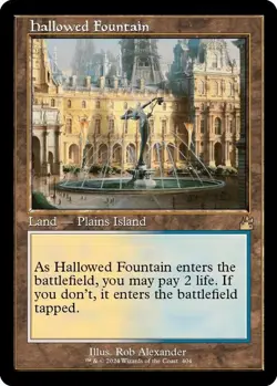 Hallowed Fountain (Retro Frame) (FOIL) - Ravnica Remastered (RVR) NM MTG - Image 2