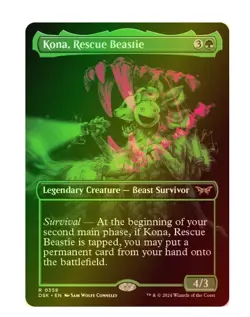 Kona, Rescue Beastie - Foil - Showcase Duskmourn - Image 1