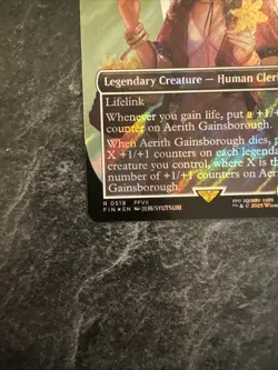 Aerith Gainsborough (Borderless) (Surge Foil) Final Fantasy Foil - Image 10
