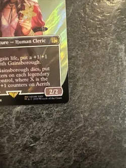 Aerith Gainsborough (Borderless) (Surge Foil) Final Fantasy Foil - Image 2