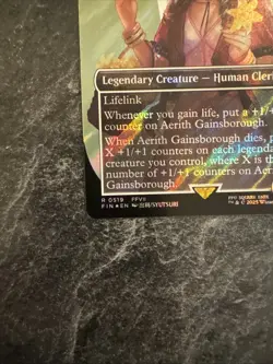 Aerith Gainsborough (Borderless) (Surge Foil) Final Fantasy Foil - Image 3
