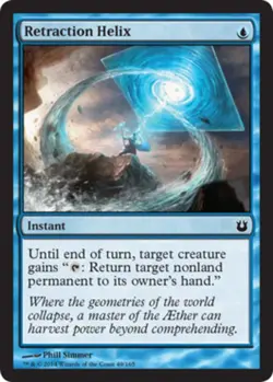 MTG Retraction Helix - Foil, Moderate Play, English Born of the Gods - Image 1
