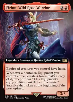 1x - Firion, Wild Rose Warrior - (extended art) -  Final Fantasy FIN - NM MTG - Image 1