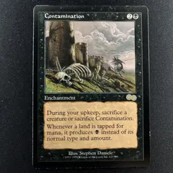 Mtg Contamination x1 Urzas Saga - Image 1