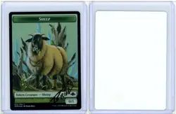 Sheep Token Dominaria Remastered Foil Signed Artist Proof MTG - Image 3