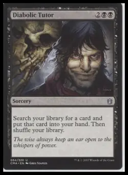 MTG Commander Anthology #54 Diabolic Tutor Lightly played tcg - Image 3