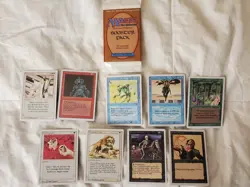 Magic the Gathering Revised edition Booster Pack of  NINE cards * Just opened * - Image 1