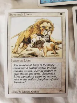 Magic the Gathering Revised edition Booster Pack of  NINE cards * Just opened * - Image 2