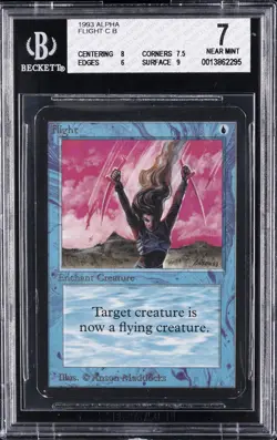 1993 MAGIC: THE GATHERING ALPHA FLIGHT C B BGS 7 - Image 1