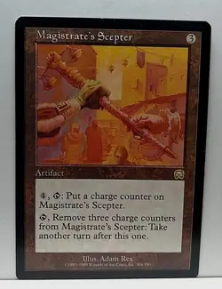 Magistrate's Scepter Mercadian Masques Magic the Gathering Artifact Eng. Mtg01 - Image 1