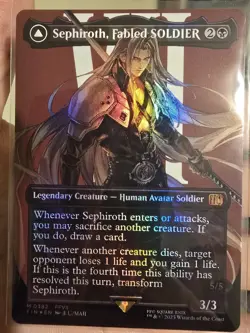 Sephiroth, Fabled SOLDIER (Borderless) (0382) Final Fantasy Foil - Image 3