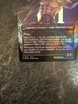 Sephiroth, Fabled SOLDIER (Borderless) (0382) Final Fantasy Foil - Image 8
