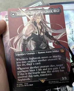 Sephiroth, Fabled SOLDIER (Borderless) (0382) Final Fantasy Foil - Image 2