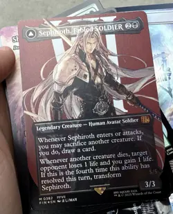 Sephiroth, Fabled SOLDIER (Borderless) (0382) Final Fantasy Foil - Image 3