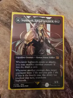 Sephiroth, Fabled SOLDIER (Borderless) (0382) Final Fantasy Foil - Image 3