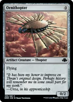 Ornithopter - Foil x1 NM Magic the Gathering 1x Dominaria Remastered mtg card - Image 1