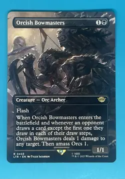 Mtg Lord Of The Rings #433 Orcish Bowmasters (Borderless) Regular - Image 1