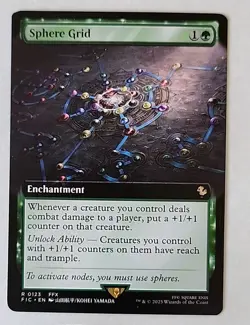 Sphere Grid Extended Art Non-FOIL FIC 123 Rare (MTG Final Fantasy 2025) - Image 3