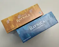 MTG Guilds Of Ravnica + Ravnica Allegiance *New Sealed* Draft Booster Box Free S - Image 6