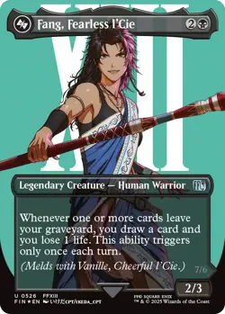Fang, Fearless l'Cie (Borderless) (Surge Foil) Final Fantasy Foil - Image 1