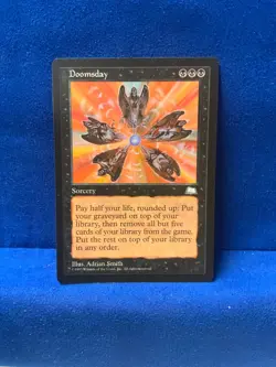 MTG 1997 Doomsday - WeatherLight - Sorcery - Black - Image 3