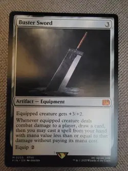 Buster Sword 0255 Mythic Non-Foil Final Fantasy Magic The Gathering NM - Image 3