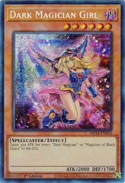 Dark Magician Girl (Alternate Art) MP24-EN053 25th Anniversary Tin: Dueling Mirrors 1st Edition - Image 1