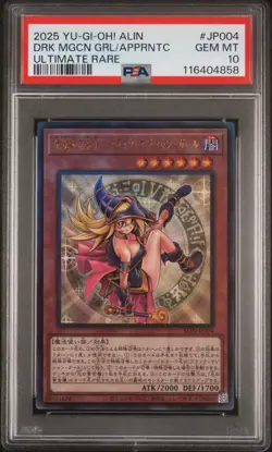 2025 YU-GI-OH! JPN UR #JP004 DARK MAGICIAN GIRL THE MAGICIAN'S APPRENTICE PSA 10 - Image 3