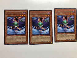 USA Seller Yugioh 3 X Blackwing - Gale the Whirlwind CRMS-EN008 1st Ed Rare LP - Image 3