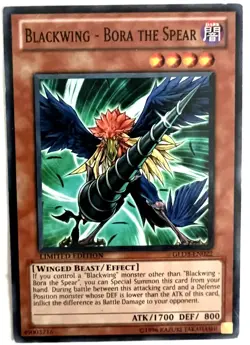 YuGiOh! - Blackwing - Bora the Spear - GLD3-EN022 - Limited Edition - Common - Image 1