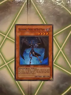 YU-GI-OH! Blackwing-Shura the Blue Flame. RGBT-ENPP2. Limited Edition Super Rare - Image 3