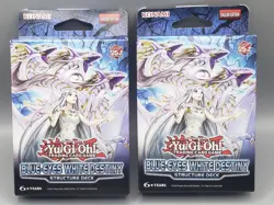 Yugioh TCG Blue Eyes White Destiny Structure Deck Lot of 2 - Image 1