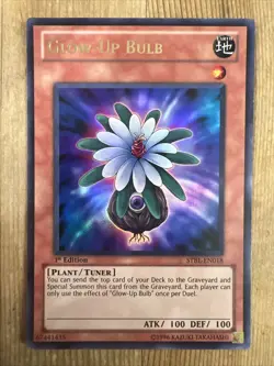 Yu-Gi-Oh! Glow-Up Bulb Ultimate Rare 1st Edition STBL-EN018 - NM - Image 1