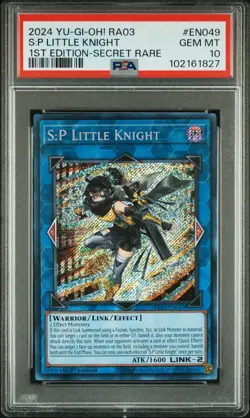 S:P Little Knight (Secret Rare) RA03-EN049 Quarter Century Bonanza 1st Edition - Image 2
