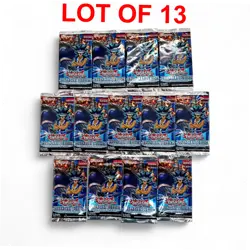 13 COUNT LOT Yu-Gi-Oh! TCG Legendary Duelists: Duels From the Deep Booster Packs - Image 1
