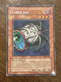 Yu-Gi-Oh! TCG Cyber Jar MRL-077 Magic Ruler Unlimited Edition Rare LP - Image 1