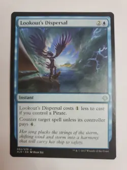MTG Magic The Gathering Card Lookout's Dispersal Instant Blue Ixalan 2017 - Image 1