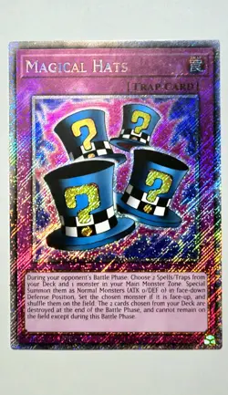Magical Hats (Platinum Secret Rare) RA03-EN107 Quarter Century Bonanza - Image 3