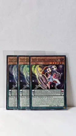 3x D/D Extra Surveyor 1st Edition Ultra Rare BLMM-EN043 Nm Yugioh! - Image 3