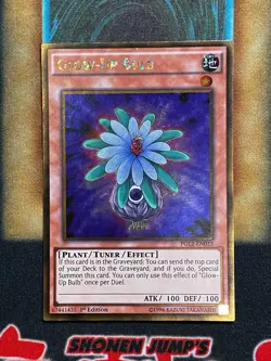Yugioh Glow-Up Bulb PGL2-EN033 Gold Rare 1st Ed NM - Image 1