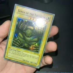 Yugioh Sanga Of The Thunder MRD-025 Super Rare Og Print- Damaged -  High Faded - Image 8