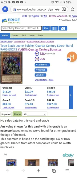 Toon Black Luster Soldier (Quarter Century Secret Rare) RA03-EN272 Quarter Century Bonanza 1st Edition - Image 7