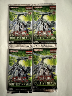 (Lot of 4) Yu-Gi-Oh! Duelist Nexus 1st Edition Booster Pack Factory Sealed #6 - Image 2