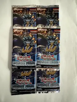 (Lot of 6) YuGiOh Legendary Duelist 9 Duels From the Deep Booster Packs #6 - Image 1