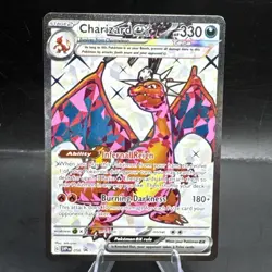 Charizard ex #056 SV Black Star Promo Pokemon Card Illustration Rare Holo LP - Image 1